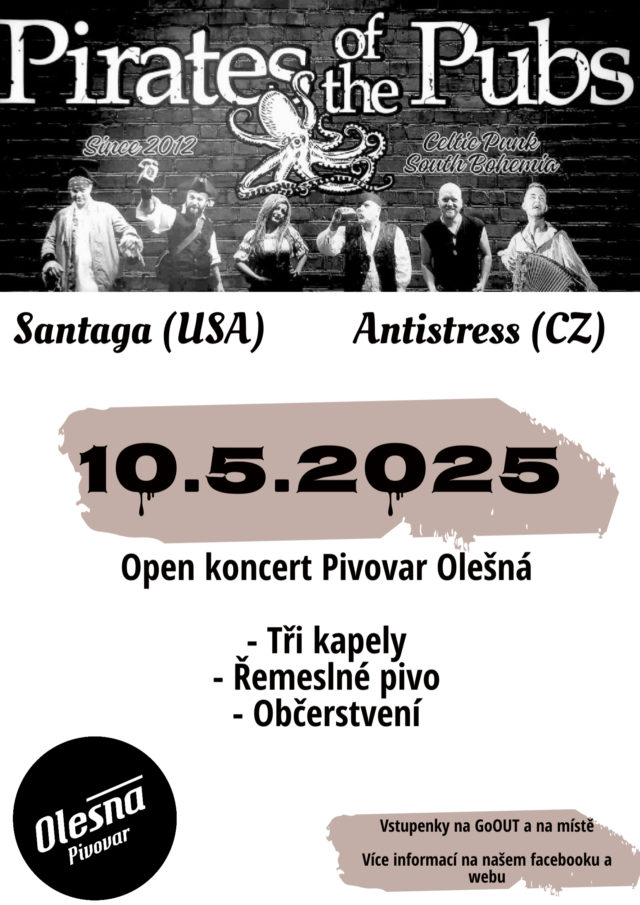 Open Olešná – Pirates of the pubs a další